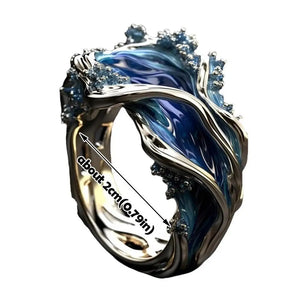 Ocean's Oath Jewelry, The Heartbeat of The Sea Ocean Wave  The Sea-ocean's Oath