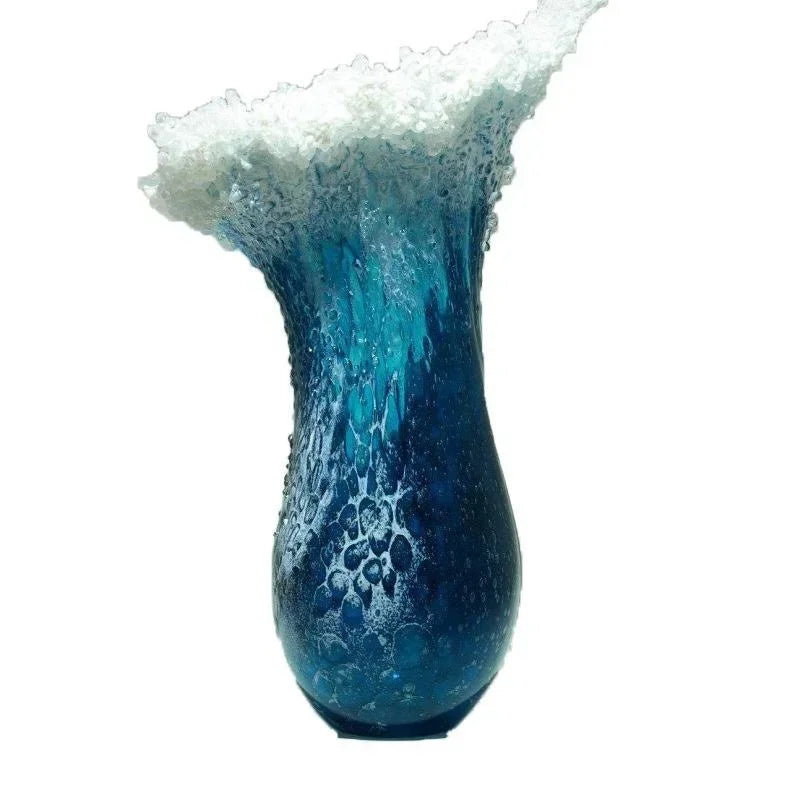 Crafts Ocean Wave Vase Resin Decoration Ocean Series