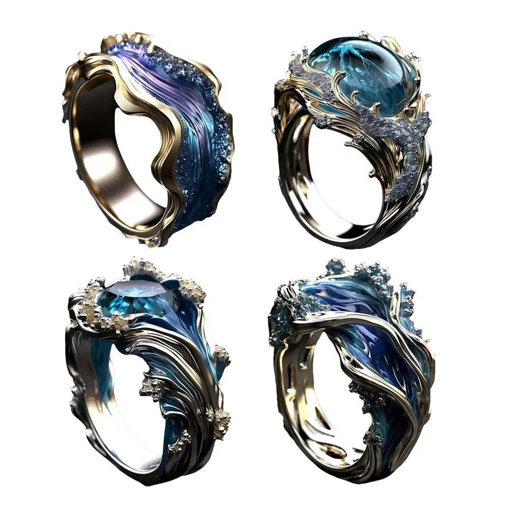 Ocean's Oath Jewelry, The Heartbeat of The Sea Ocean Wave  The Sea-ocean's Oath
