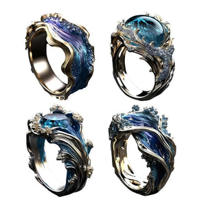 Ocean's Oath Jewelry, The Heartbeat of The Sea Ocean Wave  The Sea-ocean's Oath