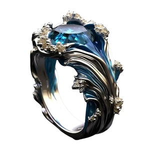 Ocean's Oath Jewelry, The Heartbeat of The Sea Ocean Wave  The Sea-ocean's Oath