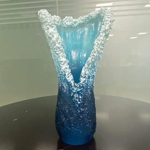Crafts Ocean Wave Vase Resin Decoration Ocean Series